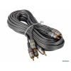 Кабель межблочный 3RCA <--> 3RCA   GOLD, 5 м Belsis BW1525