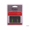 Кабель Audio Belsis Jack 3,5 (3 pin) вилка - Jack 3,5 (3 pin) вилка, длина 1,5 метра, зеленый  BGL1105