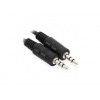 Кабель аудио Ningbo JAAC002-0.5 Jack 3.5 (m)/Jack 3.5 (m) 0.5м. черный
