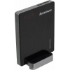Неттоп Lenovo IdeaCentre Q190 slim Cel 1017U (1.6)/2Gb/500Gb/HDG/CR/Free DOS/GbitEth/WiFi/черный/серебристый (57316613)