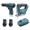 Набор принадлежностей Makita DK1475X3 шуруповерт/лобзик/сумка/зу/2 аккумулятора