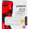 Флеш Диск Kingston 8Gb DataTraveler G4 DTIG4/8GB-YAN USB3.0 белый