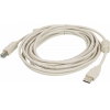 Кабель Ningbo USB A(m) USB B(m) 5м феррит.кольца серый