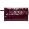 Бумажник Cross Charol кожаный женский задний карман на молнии Burgundy Patent (AC518082-3)