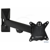 Кронштейн Kromax CASPER-103 Black, для LED/LCD ТВ 10"-26", 4 ст свободы, наклон +5°-15°, поворот 90°, от стены 50 мм, max VESA 100x100 мм, max 15 кг (20170)