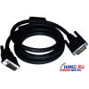 Кабель монитор - SVGA CARD DVI (25M -25M) 1.8м  2 фильтра