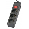 Сетевой фильтр Sven Optima Base 1.8м (3 розетки) черный (мин.кол.5)