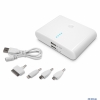 Внешний аккумулятор FANTEC [RBP-88H], 8800mAh, 2xUSB-AU, 1xmicro-USB, white, for iPhone, iPad, Smartphone, Tablet PC, Mobile Phone, Cameras, Navigatio