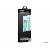 Кабель ONEXT 1м, USB - Apple lightning 8pin, плоский, зеленый