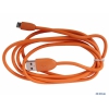 Кабель ONEXT 1.5 м,USB-microUSB, эластичный, оранжевый