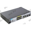 hp 2520-8-PoE <J9137A> Управляемый коммутатор (8UTP 10/100 MbpsPoE+  2Combo 1000BASE-T/SFP)