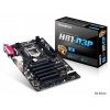 Мат. плата GIGABYTE GA-H81-D3P <S1150, iH81, 2*DDR3, PCI-E16x, SVGA, SATA II, COM, LPT, GB Lan, ATX, Retail>
