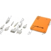 Внешний аккумулятор KS-is Power Bank KS-215 Orange (2xUSB 2.1A, 10000mAh,  9 адаптеров, Li-lon)