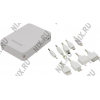 Внешний аккумулятор KS-is Power Bank KS-188 White (2xUSB 2.1A, 12000mAh, 9 адаптеров,  фонарь, Li-lon)