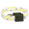 Кабель GGMM Loop microUSB Green grid (DZ00444)
