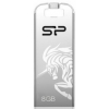 Флеш Диск Silicon Power 8Gb Touch T03 SP008GBUF2T03V1F USB2.0 серебристый (мин.кол.5)