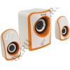 Колонки Defender JamSation S10 White-Orange (2x2.5W +Subwoofer  5W) <65612>