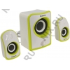 Колонки Defender JamSation S10 White-Green (2x2.5W  +Subwoofer  5W)  <65610>