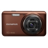 PhotoCamera Olympus VH-520 brown 15Mpix Zoom10x 3" 1080 SDHC SDXC IS opt+el в комплекте с кожаным чехломLi-Ion (V108060NEK000)