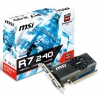 Видеокарта MSI PCI-E ATI R7 240 4GD3 LP Radeon R7 240 4Gb 128bit DDR3 780/1800 DVI/HDMI/CRT/HDCP RTL