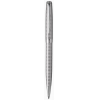 Шариковая ручка Parker Sonnet Slim K434 VERY PREMIUM Серебристый с перекрестной гравировкой  (R0788900_S)