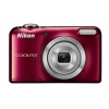 PhotoCamera Nikon CoolPix L29 red 16.1Mpix Zoom5x 2.7" 720p 20Mb SDHC CCD IS AA (VNA682E1)