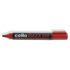 Маркер перманентный Cello PERMA MARK красный (312 232040) (мин.кол.10)