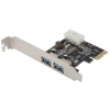 Контроллер Orient VL-3U2PE (PCI-E, 2 USB 3.0, доп разъём питания, VIA VL806) OEM (29685)