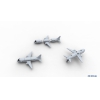 Внешний накопитель 32GB USB Drive <USB 2.0> ICONIK Самолёт (16GB x 2) (RB-PLANE-32GB)