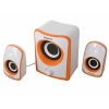 Колонки DEFENDER JamSation S10 WO White-Orange 5W+2*2.5W, регулятор громкости (65612)