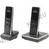 Panasonic KX-TG8552RUB <Black> р/телефон (2 трубки с  цв.ЖК диспл.,DECT)