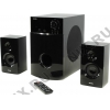 Колонки SVEN MS-2100 Black (2x15W +Subwoofer 50W, дерево,  SD,USB, FM, ПДУ)