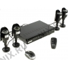 KGUARD <NS401-4CW214H-500G> (DVR 4 Video In,500Gb HDD,100FPS,LAN,USB2.0,RS-485 + 4 cam  мет,защ F=3.6,24LED)
