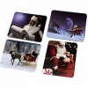 Коврик для мыши Hama Santa Claus 220х180х3мм 4 варианта расцветки  (H-52239)