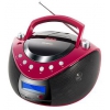 Аудиомагнитола Rolsen RBM212MUR красный/черный 4Вт/CD/CDRW/MP3/FM(an)/USB (1-RLAM-RBM212MUR)