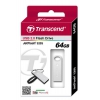 Флеш Диск Transcend 64Gb Jetflash 520 TS64GJF520S USB2.0 серебристый