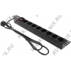 5bites <SP8-B-1819> Блок силовых розеток 19", чёрный 1U  8розеток,  шнур  1.75м