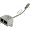 5bites <LY-SB26B-A> Модуль  RJ45F-->2xRJ45F Кат. 5e