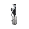 Блендер Bosch MSM67140RU 750Вт, цвет: черный/серый, ножка нерж сталь, мягкая ручка, 12 скоростей+турбо, стакан, XL-измельчитель