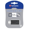 Флеш Диск Verbatim 128Gb PinStripe 49071 USB2.0 черный