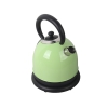 Чайник электрический Endever Skyline KR-215S, емкость 1,8л, стальной корпус, GREEN, мощность 2200Вт, одно стеклянное окно
