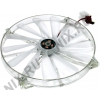 Вентилятор 20020M12S/LED3 для корпуса (Green  LED Light, 200x200x20mm)
