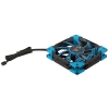 Вентилятор Aerocool DS 12см Blue (синяя подсветка), 3+4 pin, 54.8 CFM, 1200 RPM, 15.8 dBA при 12V и 36.7 CFM, 800 RPM, 12.1 dBA при 7V (4713105951585)