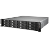 Сетевой накопитель QNAP TS-1269U-RP Сетевой накопитель с двенадцатью отсеками для жестких дисков в стоечном исполнении с двумя блоками питания. Intel