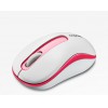 Мышь Rapoo M10 красный/белый оптическая (1000dpi) беспроводная USB (2but) (10927)
