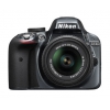PhotoCamera Nikon D3300 KIT grey 24.2Mpix 18-55VR 3" 1080p SD Набор с объективомEN-EL14 (VBA392K001)