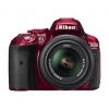 PhotoCamera Nikon D5300 KIT red 24.1Mpix 18-55VRII 3" 1080p SDHC turLCD Набор с объективомEN-EL14a (VBA371K003)