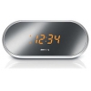 Радиобудильник Philips AJ1000/12 серебристый LCD подсв:оранжевая часы:цифровые FM