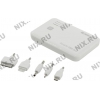 Внешний аккумулятор Defender ExtraLife 5000 Dual (2xUSB 2.1A, 5000mAh, 5 адаптеров,  Li-Ion) <83601>