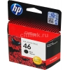 Картридж струйный HP 46 CZ637AE черный (1500стр.) для HP DJ Adv 2020hc/2520hc